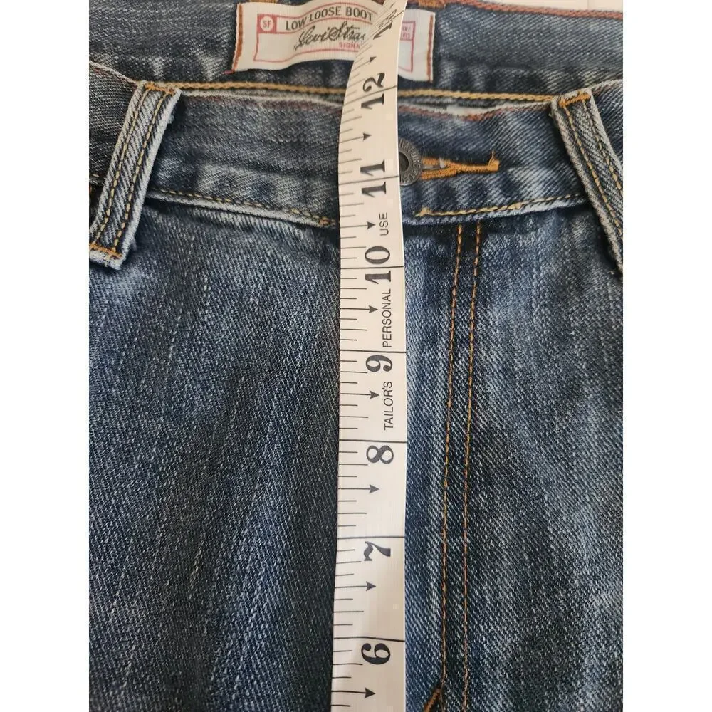 Levis mens low loose bootcut jeans sz 34x32* measures 35x30 y2k skater grunge